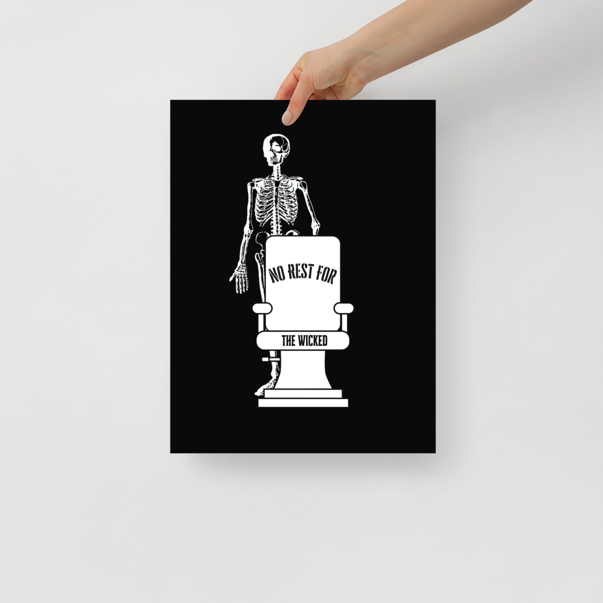 No Rest For The Wicked Salon Poster